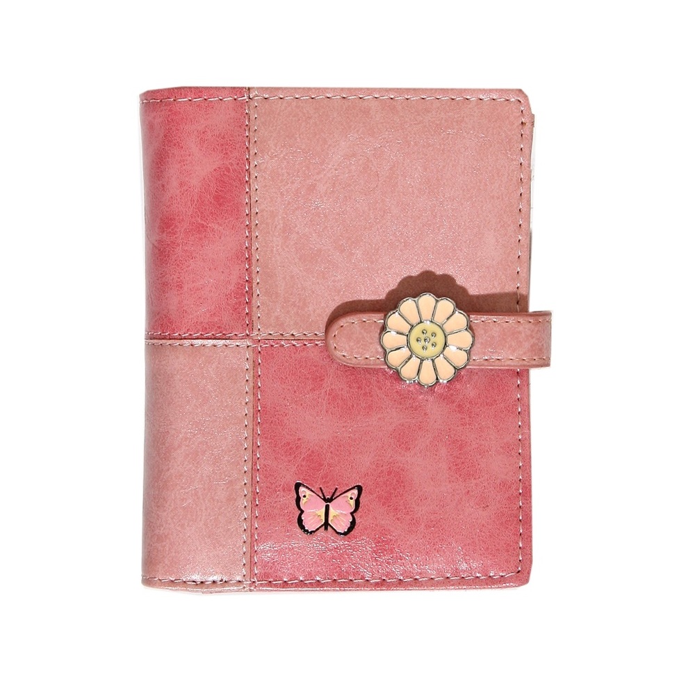 Faux Leather Patchwork Bifold Wallet